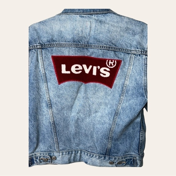 LEVI’S DENIM JACKET‎ WITH PATCHWORK SIZE XSMALL - Picture 10 of 10